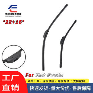 Escobillas limpiaparabrisas Fiat Panda 169 de 22 pulgadas de caucho natural de repuesto para modelos 2003-2012 - Product Image 5