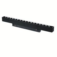Système d'éclairage sur rail magnétique LED intelligent 20 mm 10W-40W 48V DC CRI 90 Garantie 5 ans 3500K Blanc chaud Alliage d'aluminium