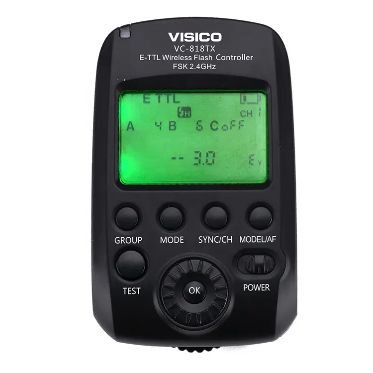 VISICO kablosuz TTL HSS 1/8000S flaş tetik ve uzaktan kumanda Canon kamera ve stüdyo flaş Speedlite