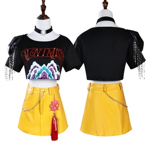 Costume <span class=keywords><strong>Cosplay</strong></span> di Alta Qualità Rumi Mira Zoey da Nuovo Film K-Pop Anime, Uniforme Scolastica per Festa di Halloween - Product Image 4