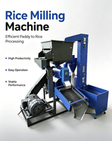 Machine à décortiquer le riz multifonctionnelle à moteur diesel avec broyeur de coques de riz et tamis vibrant pour l'élimination des impuretés