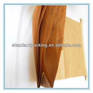 卸売 生分解性 再生可能 クラフト紙 スパウトパウチ 大型ガセット付き 黒色クラフト紙袋 ホエイプロテインパウダー用 10kg - Product Image 5