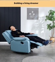 Fauteuil simple moderne haut de gamme multifonctionnel pour salon, salon de manucure, cinéma - Fauteuil relaxant avec bain de pieds électrique en cuir PU et métal