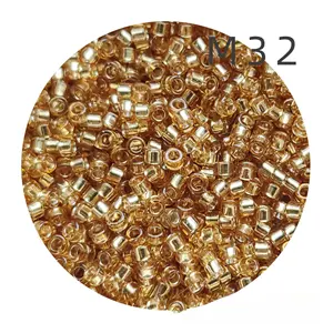 Vente en gros de perles de broderie de 2mm 2.5mm perles de verre pour bricolage décoration de vêtements
