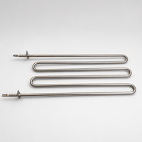 Élément chauffant pour barbecue 3KW 220V SS304, serpentin plat, pour machine à kebab commerciale sans fumée, directement de l'usine