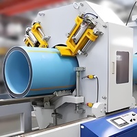 Machine de fabrication de tuyaux HDPE PE PPR une/deux/trois couches Ligne de production d'extrudeuse en plastique