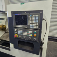 Tour CNC à banc incliné horizontal FCK50, haute précision, robuste, pour tournage de métaux, système FANUC, moteur, directement de l'usine