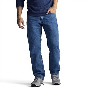 Jean en denim stretch fuselé pour homme, coupe classique, noir délavé, respirant, écologique, pour l'été, l'automne et le printemps, faible MOQ - Product Image 5