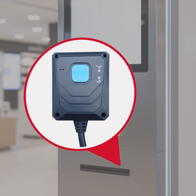 LONVILL Self-developed Decode Algorithm Reads High Density Damaged Barcodes Multiple Trigger Mode Embedded Fixed Barcode Scanner