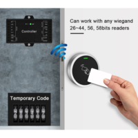 Contrôleur de porte simple Wiegand 26~44, 56, 58 bits, entrée Wi-Fi, contrôleur d'accès intelligent compatible avec l'application Tuya, système de verrouillage de porte