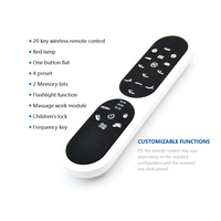 Lit électrique réglable avec télécommande, en bois, pour le massage et la santé, très vendu