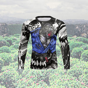 Ensemble de vêtements de sport pour enfants de 3 à 12 <span class=keywords><strong>ans</strong></span>, Rashguard MMA, T-shirt Jiu Jitsu, pantalon, <span class=keywords><strong>short</strong></span> pour <span class=keywords><strong>garçon</strong></span>, séchage rapide, Spandex/Nylon - Product Image 2