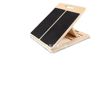กระดานไม้ปรับระดับได้ ไม้เนื้อแข็ง กันลื่น สำหรับอุปกรณ์ออกกำลังกาย - Product Image 1