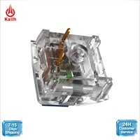 Interrupteurs Kailh Box Switches Crystal Jade Navy Royal 5 broches pour clavier mécanique, interrupteur BOX IP54 anti-poussière