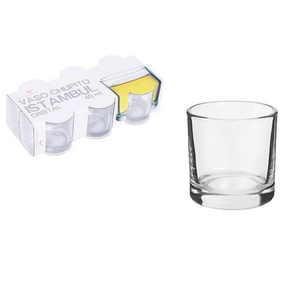 Set di bicchierini da shot Istanbul da 40 ml, 6 pezzi, rotondi, in cristallo senza piombo, per cocktail party - Product Image 2