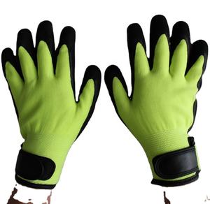 Suncend fabrika düşük fiyat akrilik terry liner sandy nitril kaplı soğuk dayanıklı iş eldivenleri - Product Image 1