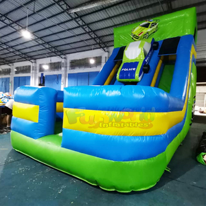 Structure gonflable géante de qualité commerciale pour fêtes en plein air, toboggan gonflable, piste de course gonflable, glissade sèche pour enfants - Product Image 3