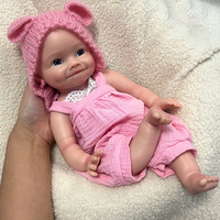Poupée Reborn en Silicone Corps Entier de 40 cm (16 Pouces) Personnalisée en Usine, Bébé Fille Réaliste pour Thérapie et Confort des Patients