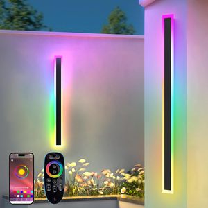 Wholesale LED Wall Sconce <b>Light</b> IP65 Home Garden Color Change RGB Outdoor Smart <b>Lights</b> with <b>Alexa</b> Google Music - Product Image 1