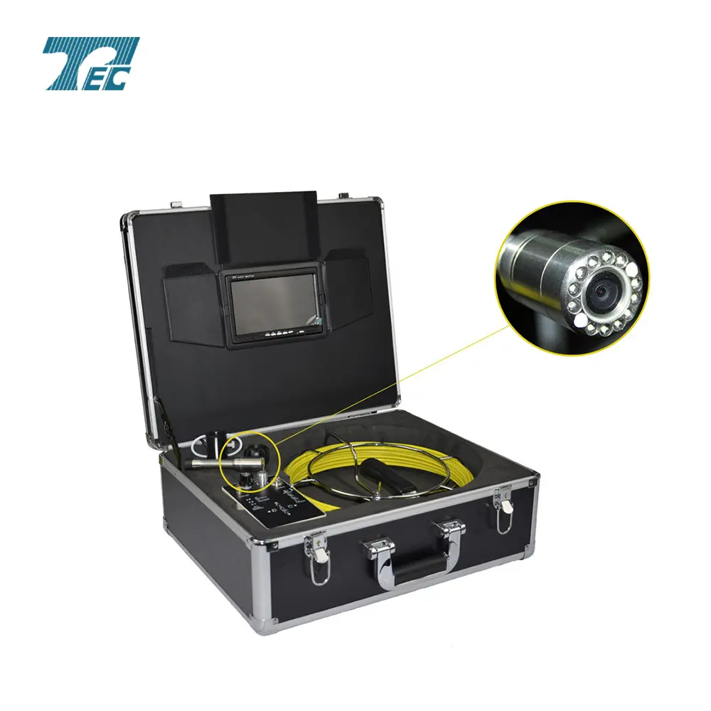 Cctv Pijpleiding Inspectie Camera Robot Z710DM IP68 Waterdichte Pijp Inspectie Borescope Endoscoop Mini Ccd Camera.