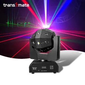 Lumières Dj pour disco beam laser stroboscopique 3 en 1 led disco ball laser à tête mobile disco ball dj led disco light