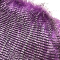 Offre Spéciale Tissu en Fausse Fourrure Plume Longue Effet Paon Vert Fantaisie pour Vestes/Chaussures/Jouets