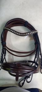 สายบังเหียนหนังม้าทำมือสุดหรูทนทานและสวมใส่สบายออกแบบมาสำหรับนักขี่ม้ามืออาชีพ - Product Image 5