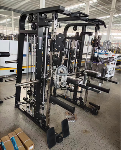 Multi Functional Smith Machine Bodybuilding Trainer Commercial <b>Squat</b> Rack Crossover Cable Machine - Product Image 2