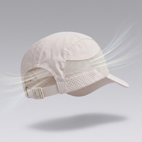 WES High Quality Wholesale Customized Logo Print Waterproof 100% Cotton Soft Brim Laser Cut Hole Running Camper Hat