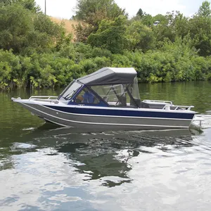 Kinlife-Barco de chorro de pesca deportivo de aluminio de alta velocidad, 2022, con motor integrado, en venta