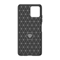 Étui en TPU à texture carbone de luxe avec décoration intégrée pour OnePlus 7T Pro/OnePlus 7, coque de téléphone antichoc