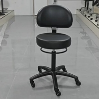 Tabouret d'examen professionnel HS200, siège de 16 pouces, dossier ergonomique, rotation à 360 degrés