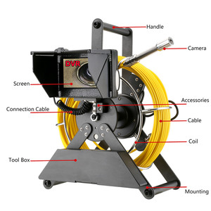 <span class=keywords><strong>Prix</strong></span> de gros d'usine 4.3 pouces moniteur ip68 Drain Endoscope industriel <span class=keywords><strong>Caméra</strong></span> d'<span class=keywords><strong>inspection</strong></span> de tuyau d'égout avec batterie DVR 5600MHA - Product Image 4