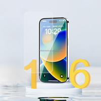 Verre trempé pour téléphone portable, qualité AAA, dureté 9H, bord 2.5D, transmission 99%, anti-traces de doigts, anti-rayures