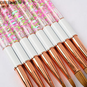 Nouveau cristal violet <span class=keywords><strong>brosse</strong></span> <span class=keywords><strong>à</strong></span> ongles logo personnalisé pincé pur <span class=keywords><strong>cheveux</strong></span> poignée en métal poudre acrylique <span class=keywords><strong>brosse</strong></span> d'art des ongles - Product Image 6