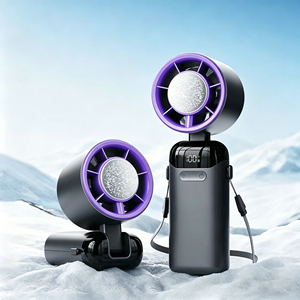 Ventilador de Bolsillo Recargable de 3000 mAh, Modelo 2026, Ligero, Mini, Portátil, Plegable, de Alta Velocidad - Product Image 1