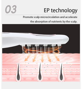 Massaggiatore Vibrante per Cuoio Capelluto con Dispenser di Medicinali, Strumento per la Cura dei Capelli Domestico Contro la Caduta e per la Crescita dei Capelli - Product Image 3