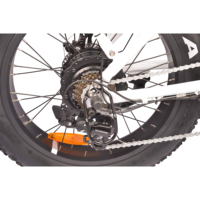 Mini vélo électrique urbain 500W, petit vélo électrique pliable 20 pouces, batterie lithium 15AH, moteur roue arrière en alliage d'aluminium, 7 vitesses