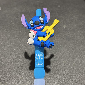 Мультяшная мультяшная 3D аниме-кукла, сшитая гелевая ручка, 0,5 мм, черные чернила, забавная печать, шариковая ручка, ручка для счета, канцелярские товары для студентов, подарки - Product Image 2