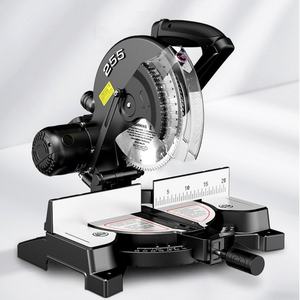 Sierra Ingletadora de Alta Precisión de 255 mm, Máquina de Corte Eléctrica, Sierra Circular Eléctrica para Cortar Metal, Madera y Aluminio - Product Image 1