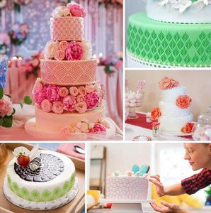 HY Khuôn Tô Bánh Cupcake Khuôn Trang Trí Cạnh Bánh Khuôn Rây Đường Bột Khuôn Viền Hoa Trang Trí Bánh Cưới - Product Image 4