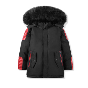Veste d'hiver matelassée à capuche longue imperméable pour bébé garçon, nouvelle collection - Product Image 2