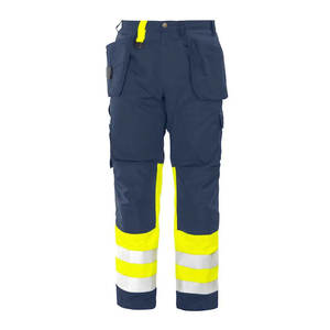 Pantalon de travail de sécurité haute visibilité réfléchissant, classe 1 ANSI, imperméable, pour hommes, pantalon de travail extérieur, haute qualité, personnalisé, léger - Product Image 1