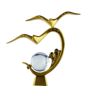 <span class=keywords><strong>Statuette</strong></span> de mouette personnalisée, oiseau volant, souvenir, articles cadeaux avec base en cristal transparent - Product Image 3