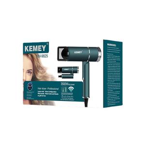 Secador de Pelo Plegable Kemey KM-9825 con Motor AC, Color Verde Ágata, Múltiples Temperaturas y Protección, para Uso en Salón y Hogar - Product Image 3