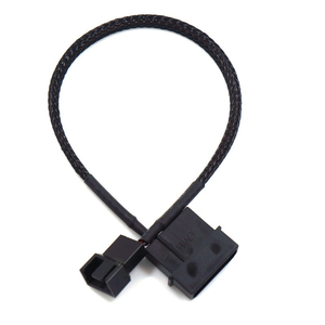 4Pin 3Pin konektor PWM ke Molex casing komputer kipas kabel adaptor daya - Product Image 3