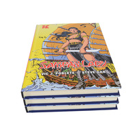 Impression de livres de bandes dessinées à couverture rigide en couleur, services personnalisés, best-seller, haute qualité, vente en gros