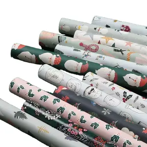 Wit Print prêt à expédier pour voiture Green Cutter Roll 2 Pack Wrap Paper Trimming Custom Design 80Gsm , WrapperWrapping Paper