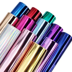 High-gloss metallic TPU top leather for making Cell phone cases and notebooks and gift boxes PU leather