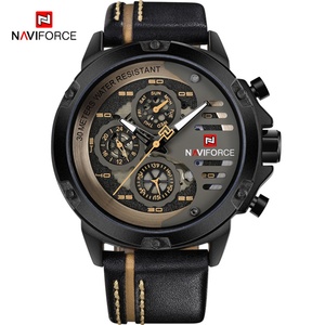 Montres à quartz pour hommes NAVIFORCE, chronographe, montre de sport, marque haut de gamme, montre-bracelet étanche pour homme, cadeau - Product Image 2